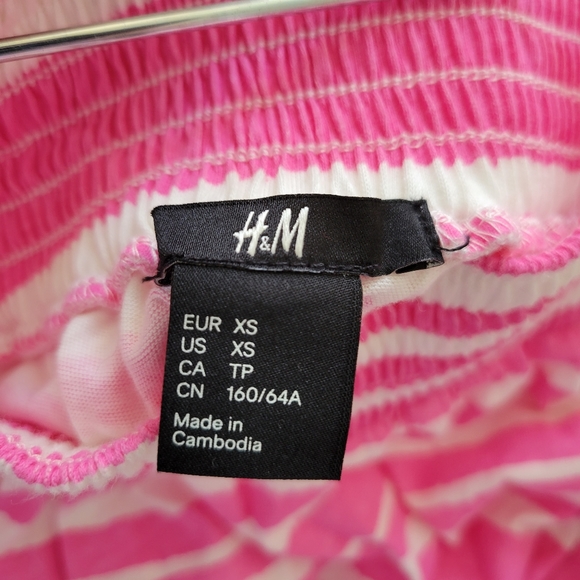 H&M Stripe Print Pocketed Skirt - Picture 6 of 10